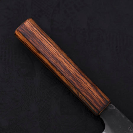 Funayuki White Steel #2 Kurouchi Sumi Urushi Handle 150mm - Lewis Knife