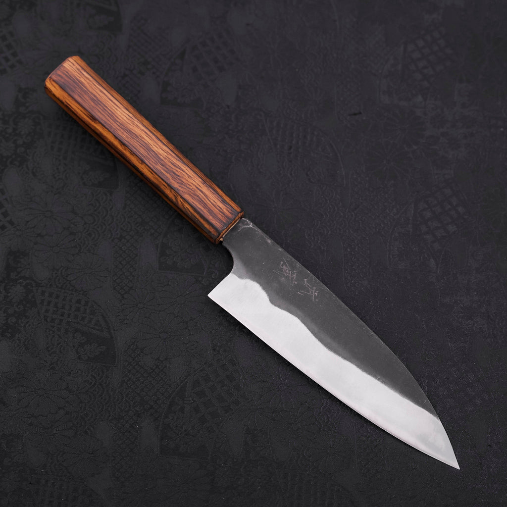 Funayuki White Steel #2 Kurouchi Sumi Urushi Handle 150mm - Lewis Knife