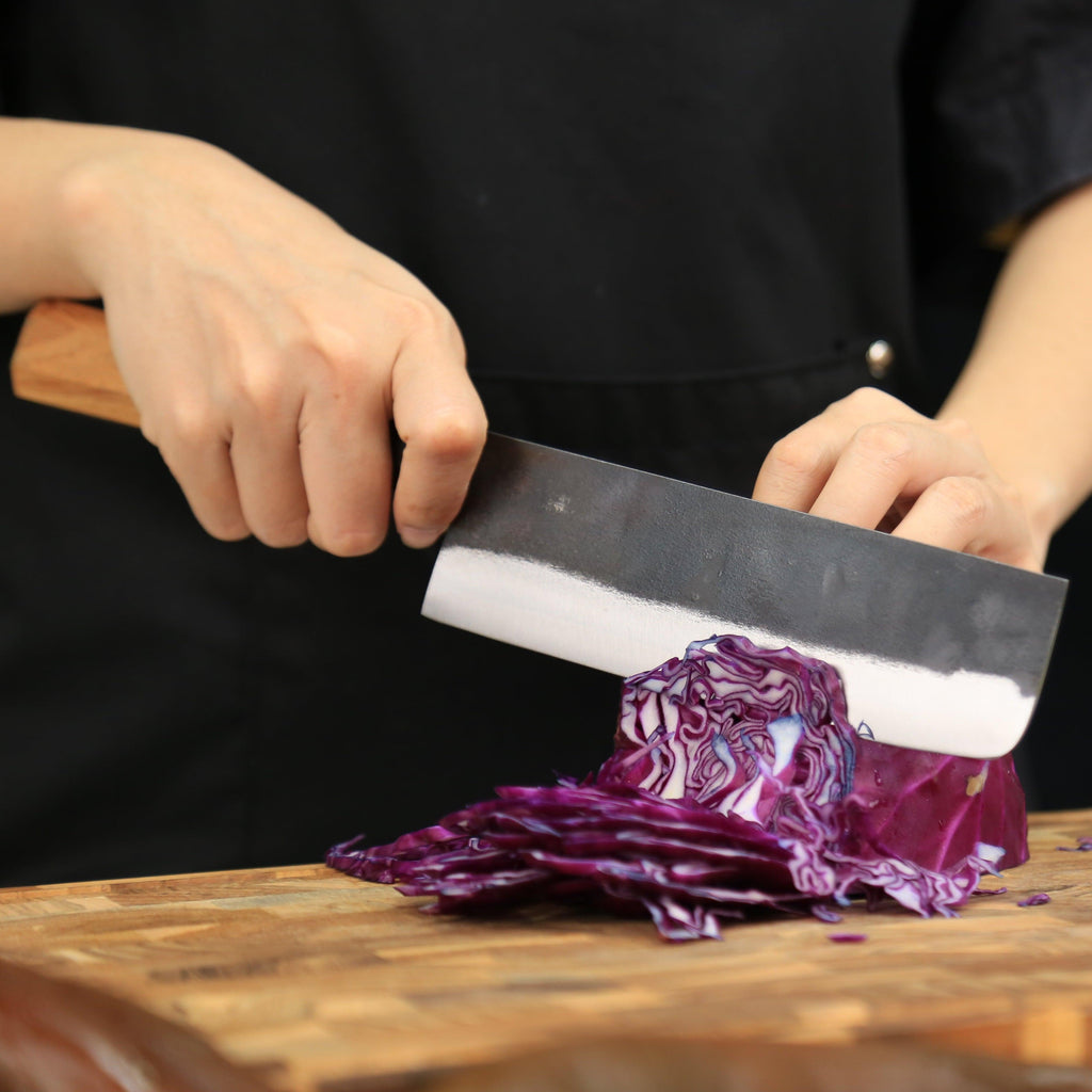 Gyuto & Nakiri Japanese Blue Steel V3 Knife Set - Lewis Knife