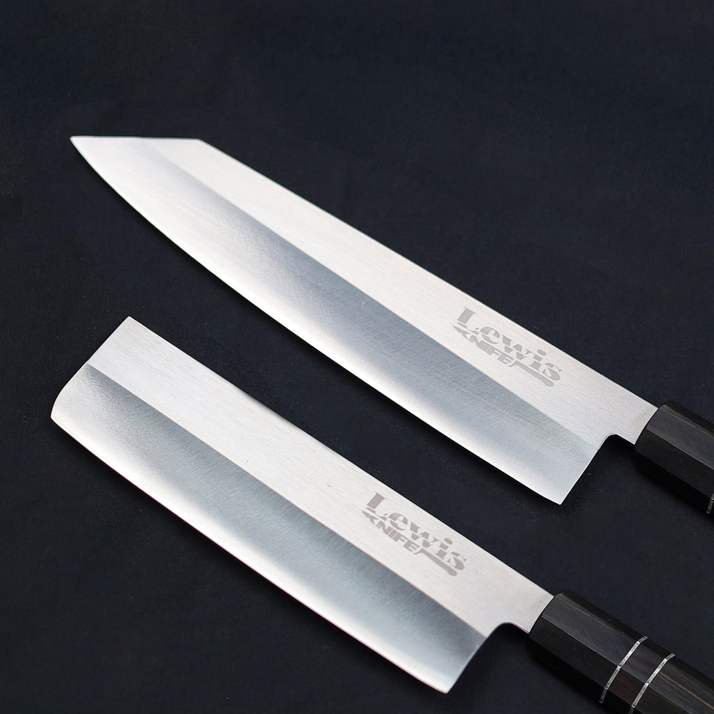 Gyuto & Nakiri VG-10 Japanese Knife Set V2 - Lewis Knife