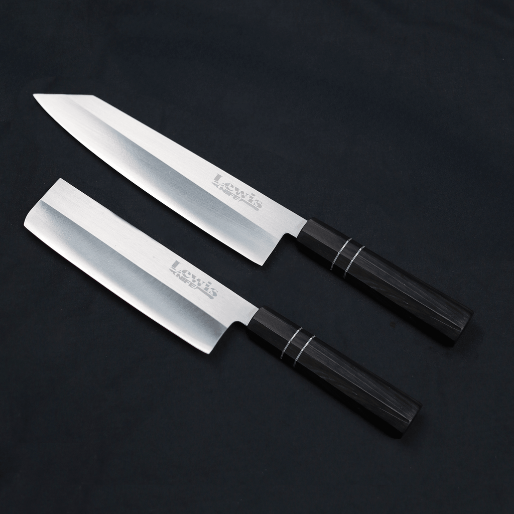 Gyuto & Nakiri VG-10 Japanese Knife Set V2 - Lewis Knife