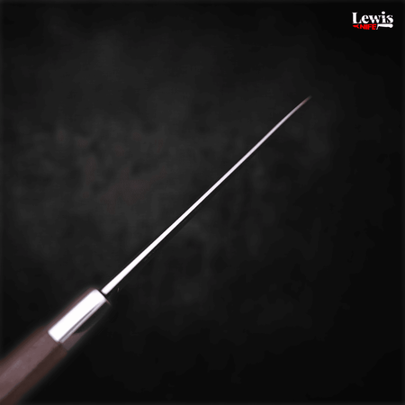 Gyuto Silver Steel #3 Walnut Handle 210mm - Lewis Knife