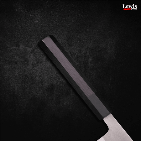 Gyuto SKD11 Nashiji Buffalo Ebony Handle 240mm - Lewis Knife