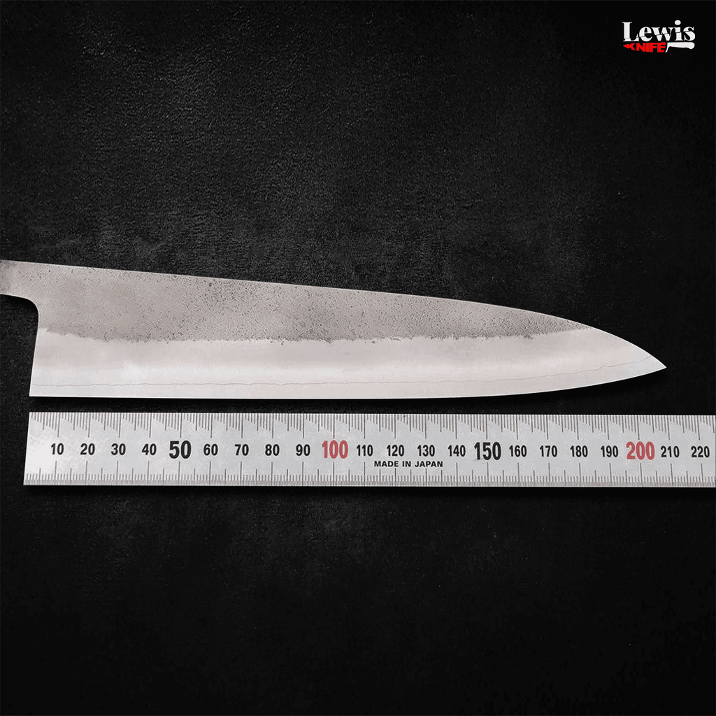 Gyuto SKD11 Nashiji Ebony Handle 210mm - Lewis Knife