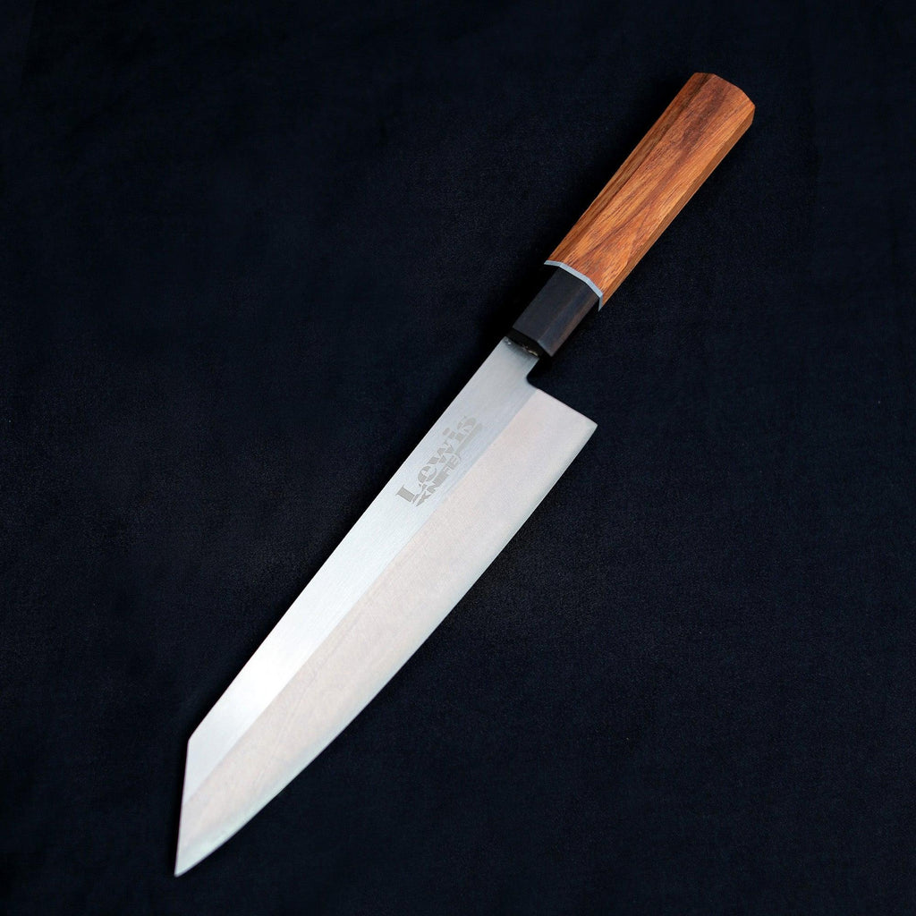 Gyuto VG-10 Japanese Knife #3 Ebony Wood Handle - Lewis Knife