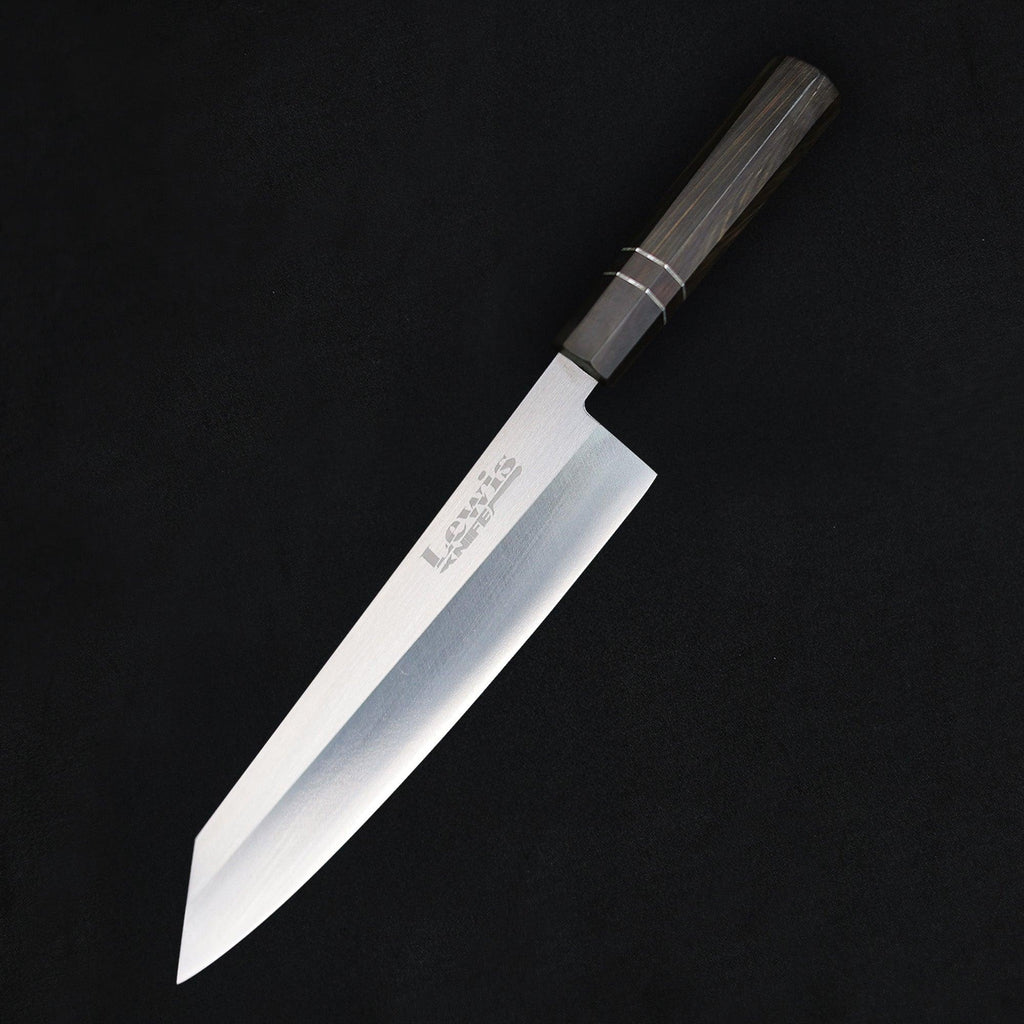 3-Piece VG-10 Japanese Knife Set #2 Black Ebony Wood Handle - Lewis Knife