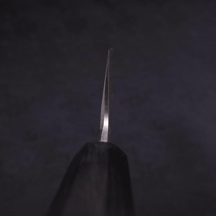 Kama Usuba Blue Steel #2 Buffalo Ebony Handle 180mm - Lewis Knife