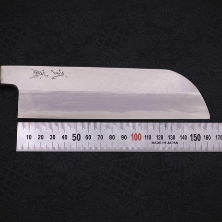 Kama Usuba Blue Steel #2 Buffalo Ebony Handle 180mm - Lewis Knife