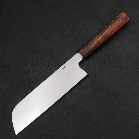 Kama Usuba Blue Steel #2 Kasumi Sumi Urushi Handle 210mm - Lewis Knife