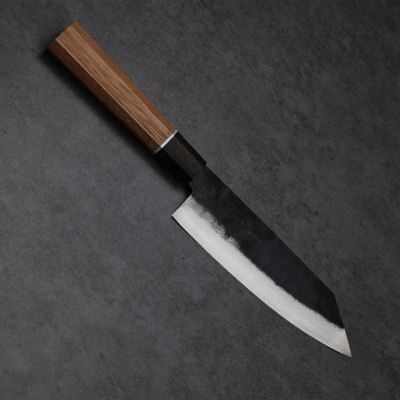 Mini Bunka Blue Steel Rosewood Handle 175mm - Lewis Knife