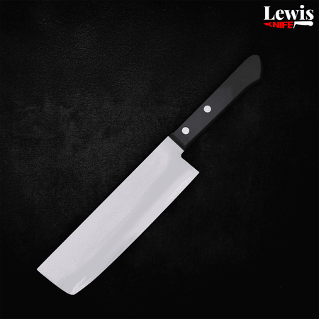 Nakiri VG-1 Polished Western Black Handle 165mm - Lewis Knife