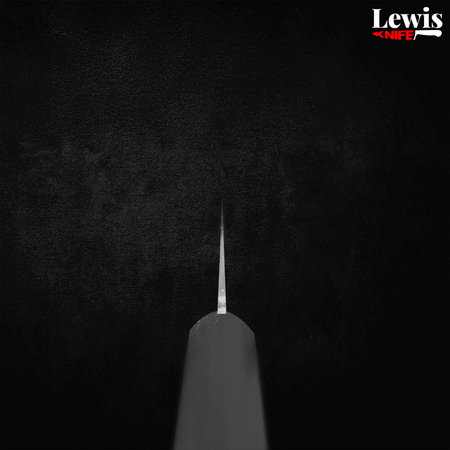 Nakiri VG-1 Polished Western Black Handle 165mm - Lewis Knife