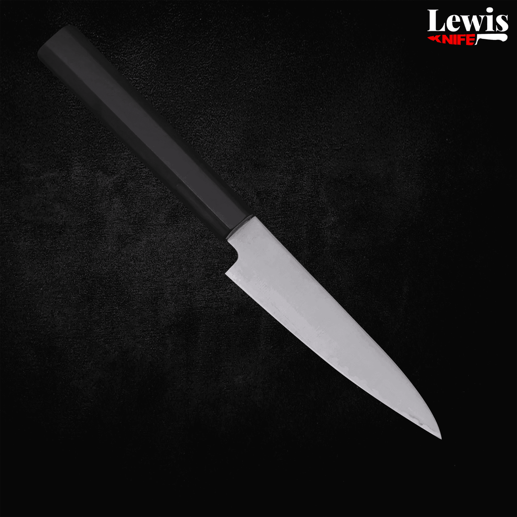 Petty HAP-40 Polished Buffalo Ebony Handle 120mm - Lewis Knife