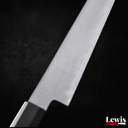 Petty HAP-40 Polished Buffalo Ebony Handle 120mm - Lewis Knife