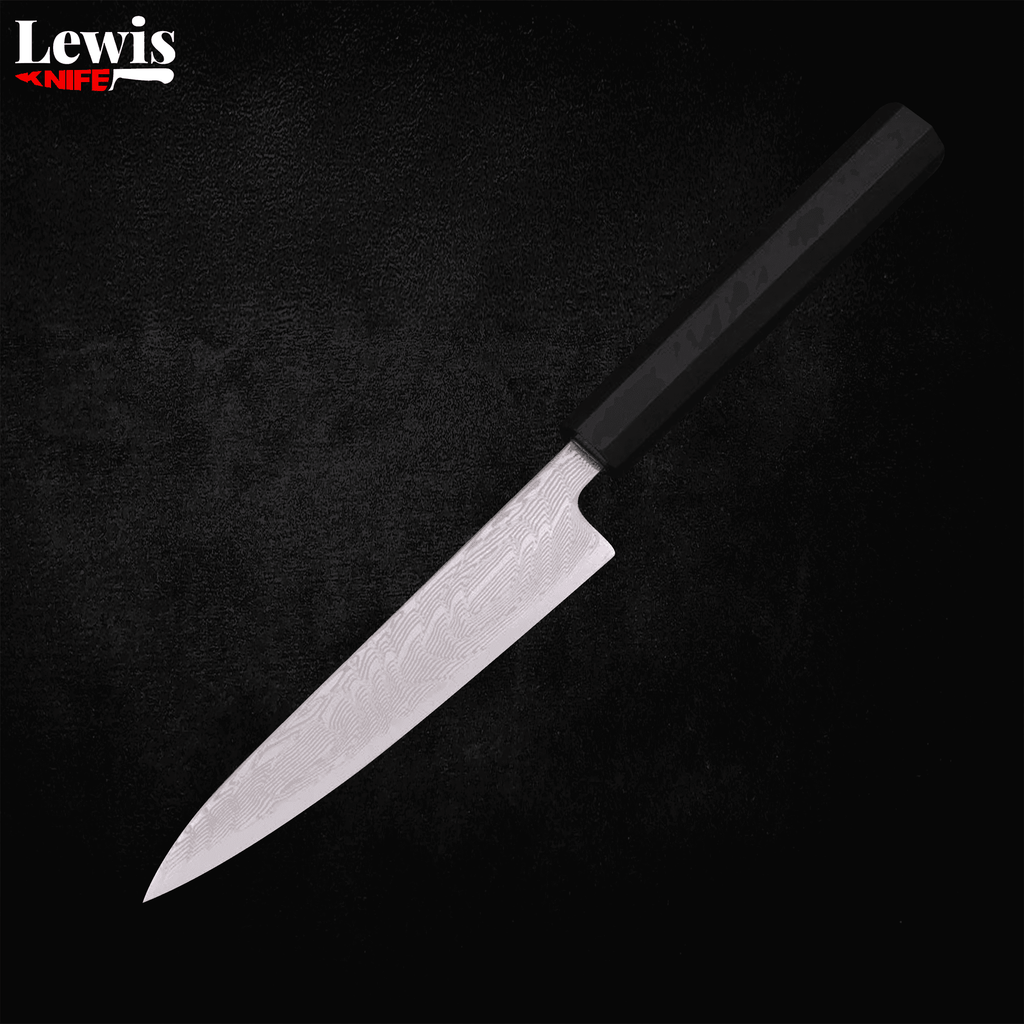 Petty SLD Wave Nickel Damascus 135mm - Lewis Knife