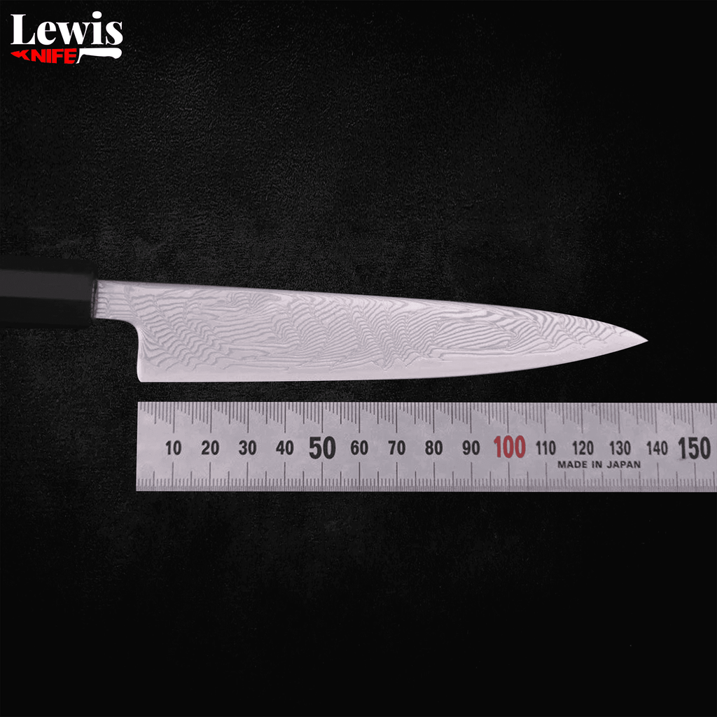 Petty SLD Wave Nickel Damascus 135mm - Lewis Knife