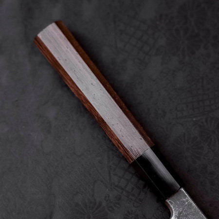 Sakimaru Takohiki Blue Steel #2 Kurouchi Buffalo Wenge Handle 270mm - Lewis Knife