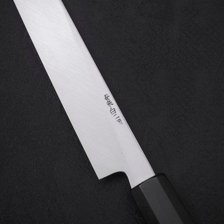 Sakimaru Takohiki White Steel #2 Kasumi Buffalo Ebony Handle 270mm - Lewis Knife