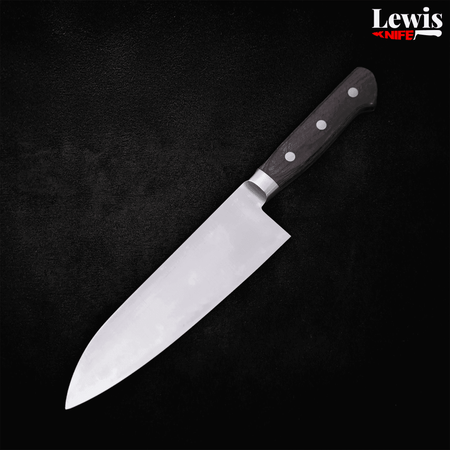 Santoku HAP-40 Polished Western Green Handle 170mm - Lewis Knife