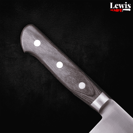 Santoku HAP-40 Polished Western Green Handle 170mm - Lewis Knife
