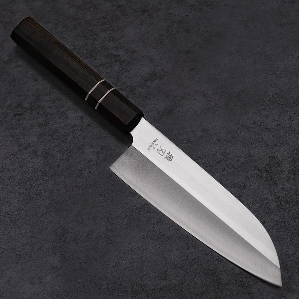 Santoku VG-10 Ebony Wood Handle 170mm - Lewis Knife