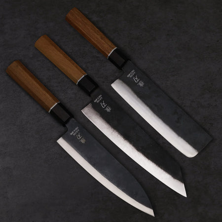 3-Piece Blue Steel Rosewood Signature Collection - Lewis Knife