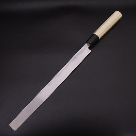 Takohiki Blue Steel #2 Kasumi Buffalo Magnolia Handle 270mm - Lewis Knife