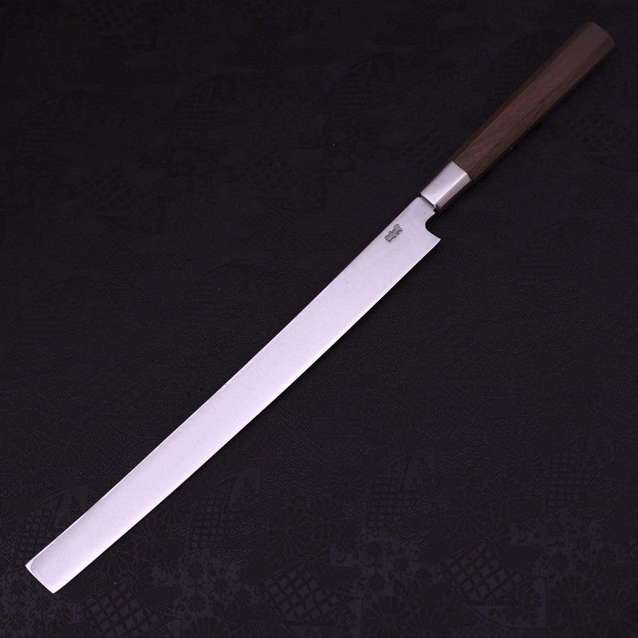 Takohiki White Steel #1 Knife Walnut Handle 300mm - Lewis Knife