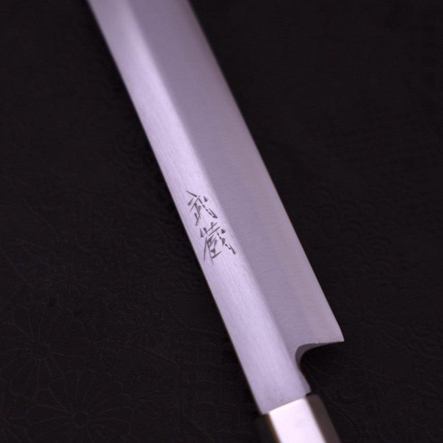 Takohiki White Steel #1 Knife Walnut Handle 300mm - Lewis Knife
