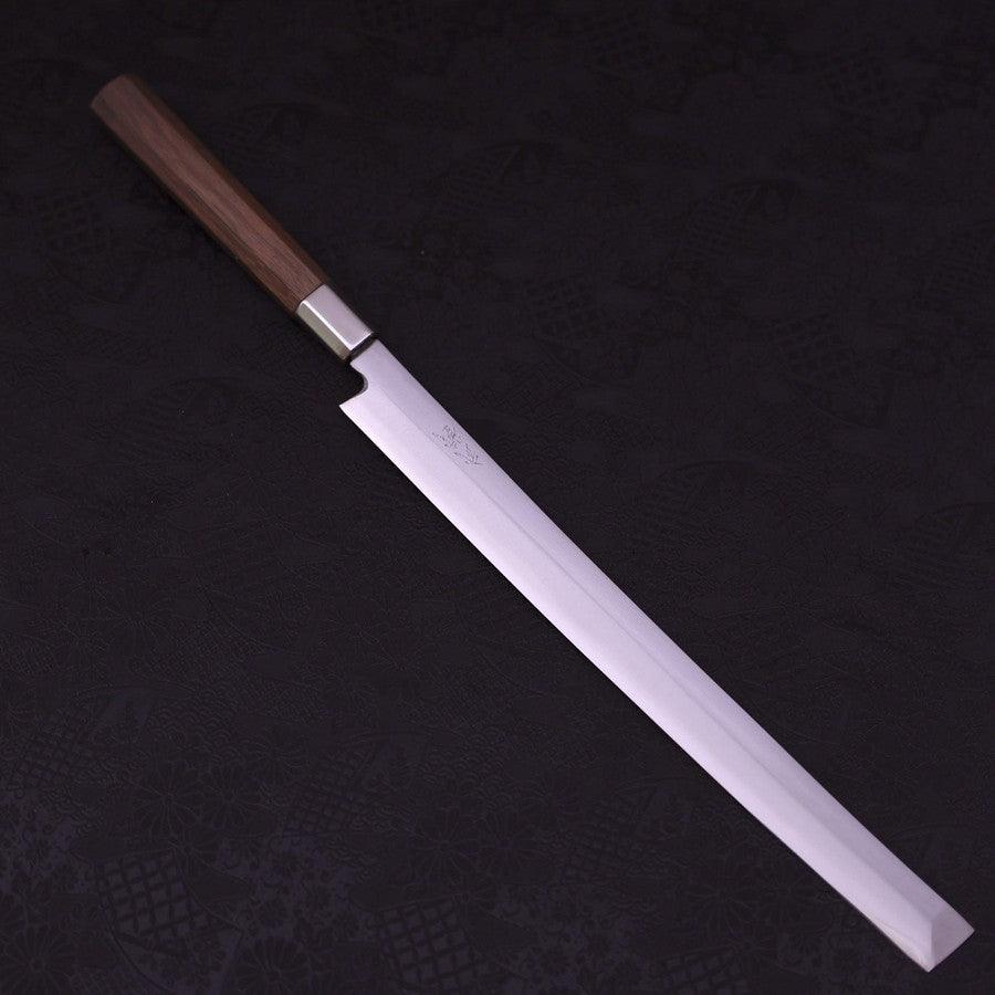 Takohiki White Steel #1 Knife Walnut Handle 300mm - Lewis Knife