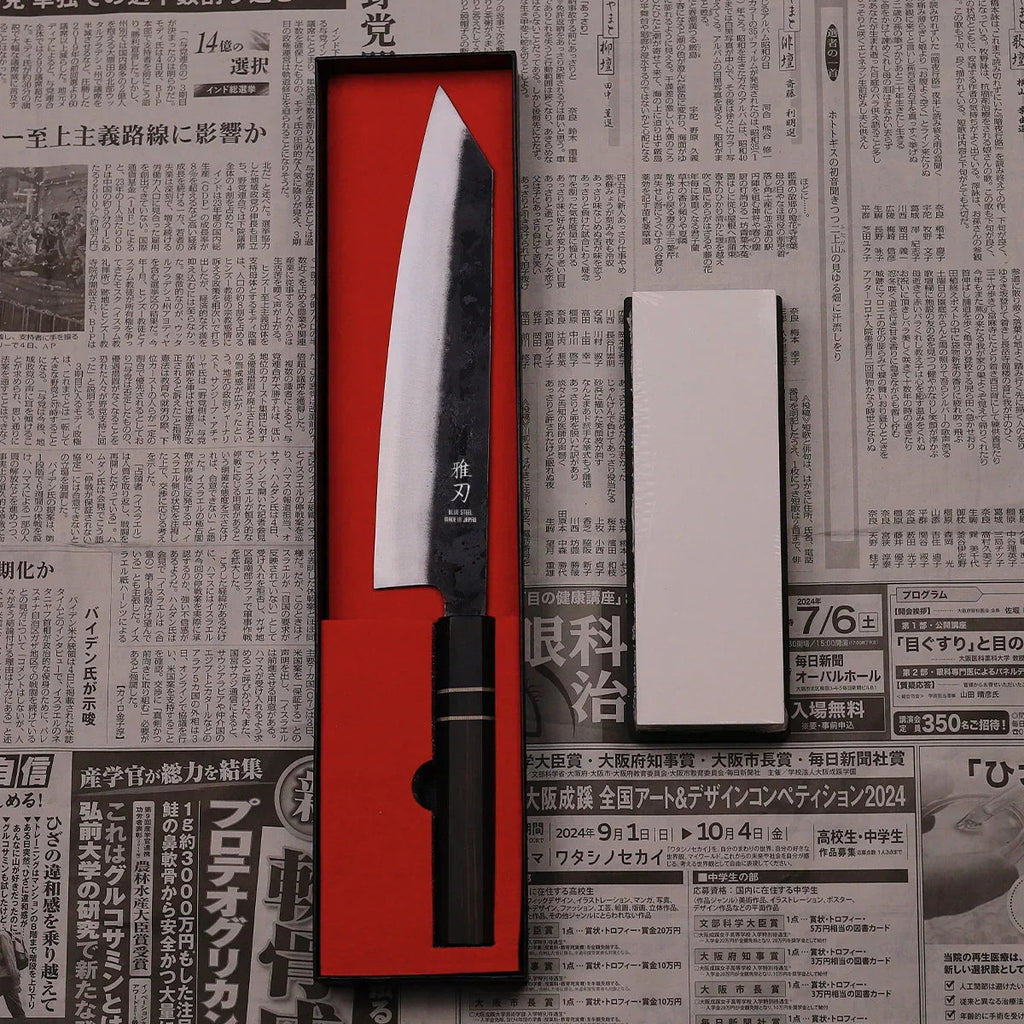 Santoku VG-10 Ebony Wood Handle 170mm - Lewis Knife
