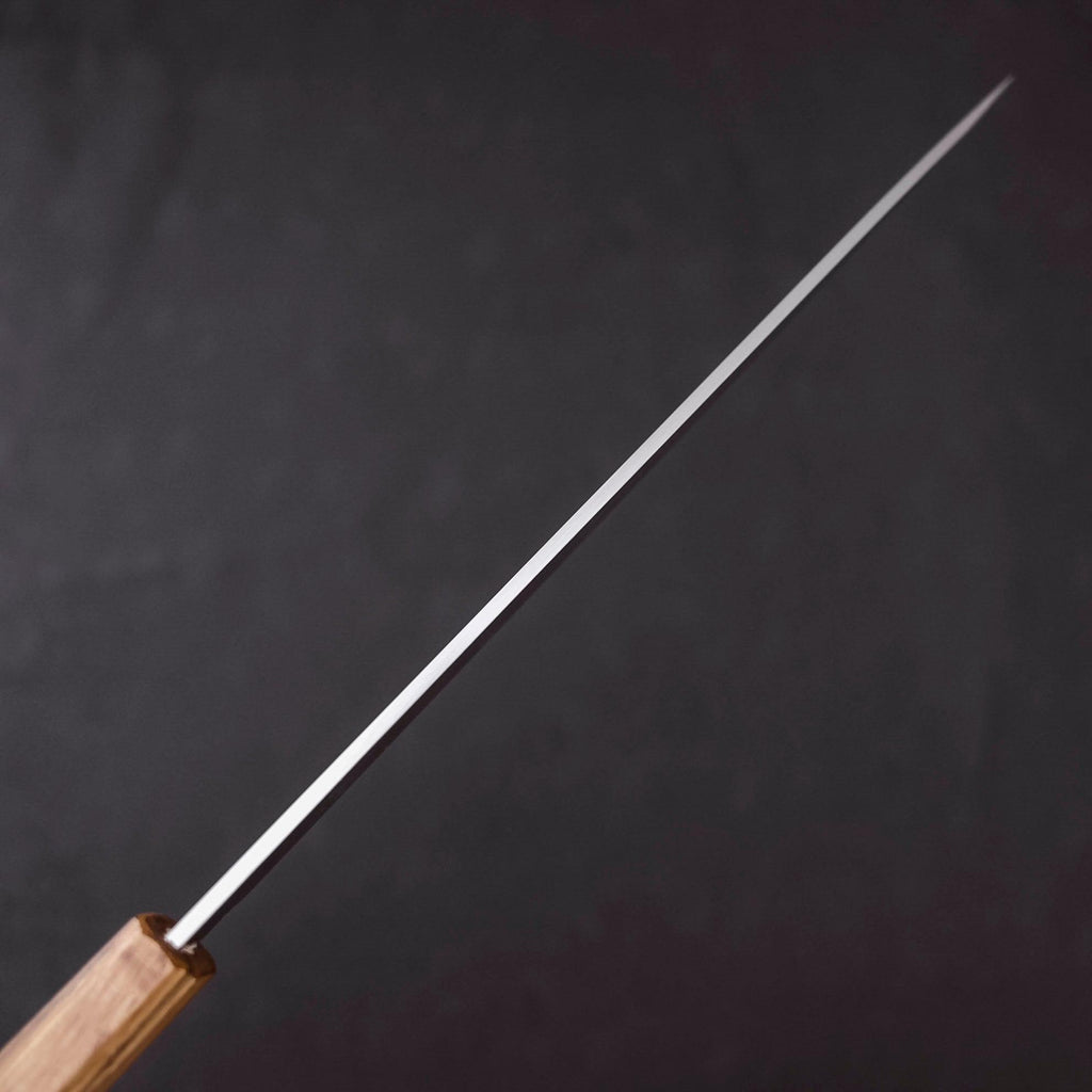 Yanagiba AUS-8 Polished Oak Handle 270mm - Lewis Knife