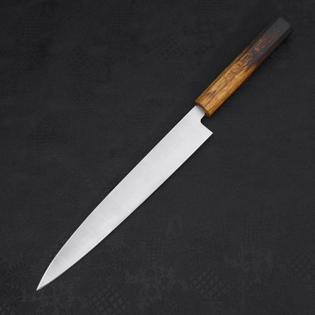Yanagiba AUS-8 Polished Yaki Urushi Handle 240mm - Lewis Knife